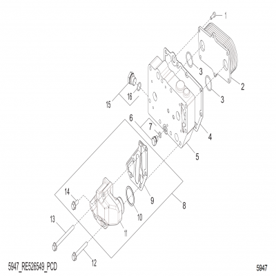 Group 59--1: Engine Oil Cooler, continued  第59-1組：發(fā)動(dòng)機(jī)機(jī)油冷卻器，&amp;amp;amp;ldquo;GM93289,&amp;amp;amp;rdquo;&amp;amp;amp;ldquo;GM93285,&amp;amp;amp;rdquo;&amp;amp;amp;ldquo;GM91650,&a