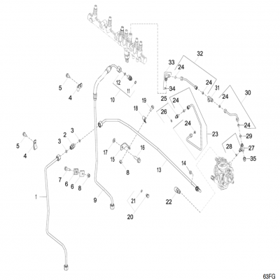 Group 63: Low Pressure Fuel Line, continued  第63組：低壓燃油管路，&amp;amp;amp;amp;amp;ldquo;GM93289,&amp;amp;amp;amp;amp;rdquo;&amp;amp;amp;amp;amp;ldquo;GM93285,&amp;amp;amp;amp;amp;rdquo;&am