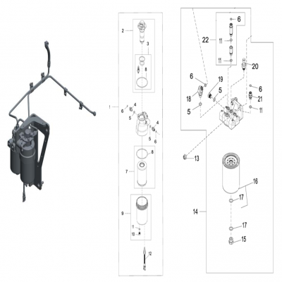 Group 81: Primary Fuel Filter, continued Variation 81BN, 81D2 Optional Agency Approval Installed Items. See Accessories Section for additional parts. 組81：燃油初級濾清器，續(xù)變81BN，81D2可選機構(gòu)批準安裝項目。有關(guān)其他部件，請參見附件一節(jié)。&