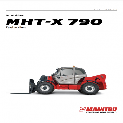 曼尼通 MHT-X 790 伸縮臂叉裝車(chē)——搭載歐四排放發(fā)動(dòng)機(jī)，動(dòng)力強(qiáng)勁，高效環(huán)保！